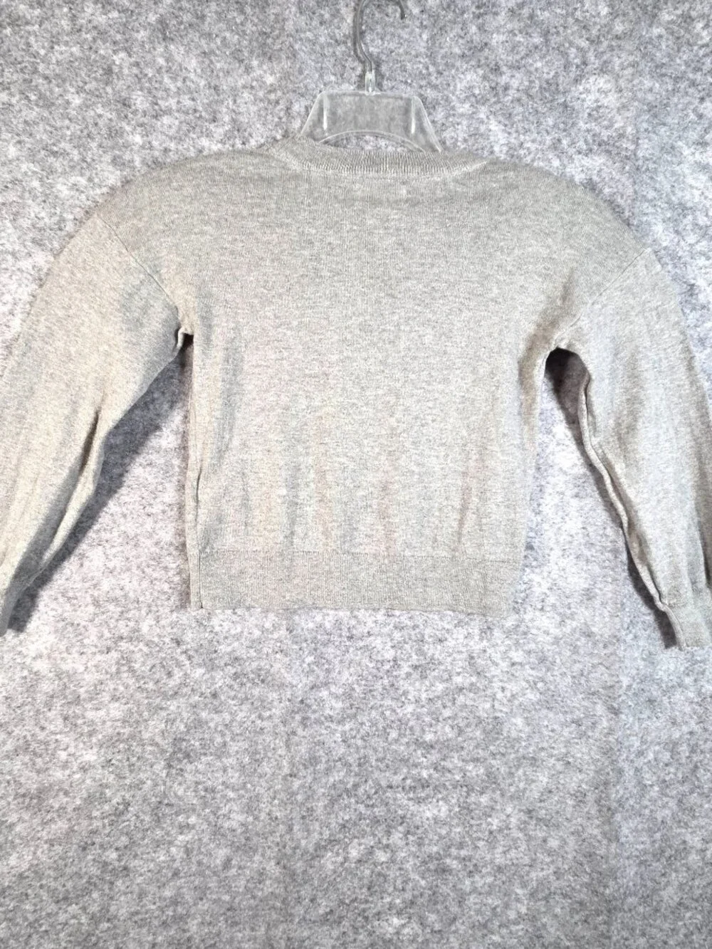 Gap x Disney Kids L Mickey Mouse Heart Sequin Gray Sweater